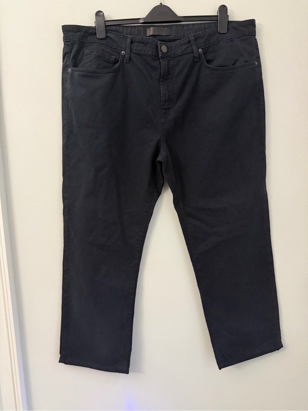 J Brand Kane Jeans Mens 42x26.5 black   Stretch Pants  B857